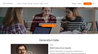 Tableau for Students