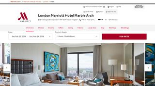 4-star Hotel in Central London - Marble Arch | London Marriott Hotel ...