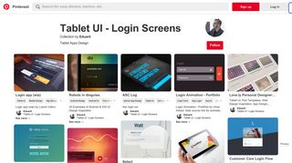 58 Best Tablet UI - Login Screens images | Tablet ui, App design ...
