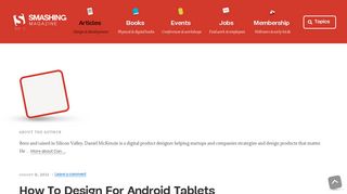 How To Design For Android Tablets — Smashing Magazine