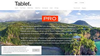 Travel Agents - Tablet Hotels