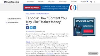 Taboola: How 