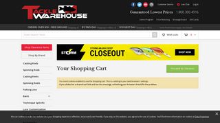 Your Shopping Cart - Tackle Warehouse