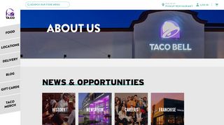 Taco Bell | About Our Company