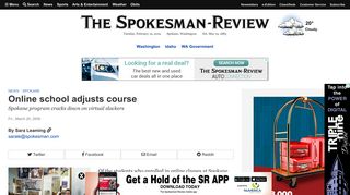 Online school adjusts course | The Spokesman-Review
