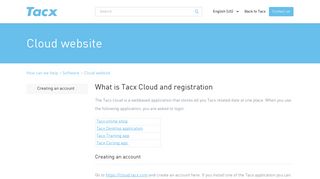 What is Tacx Cloud and registration – How can we help - Tacx Support