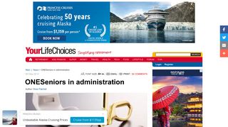 ONESeniors in administration - YourLifeChoices