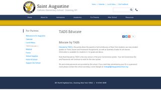 TADS Educate - St. Augustine School - Ossining, NY