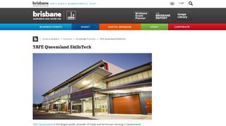 Invest | TAFE Queensland SkillsTech - Choose Brisbane