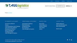Client Login - TAGG Logistics New Homepage