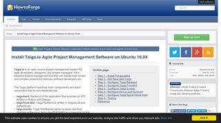 Install Taiga.io Agile Project Management Software on Ubuntu 16.04