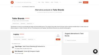 9 Alternatives to Tailor Brands | Product Hunt