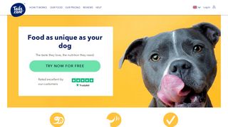 Tailor-made dog nutrition - tails.com