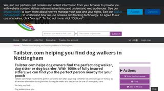 Tailster.com helping you find dog walkers in Nottingham - AskLiON