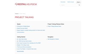 Project Tailwag – Helpdesk
