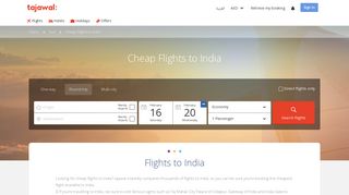 Cheap Flights to India - tajawal