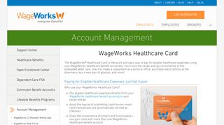 WageWorks Healthcare Card | WageWorks
