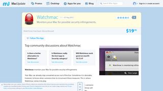 Watchmac 1.7 download for Mac | MacUpdate