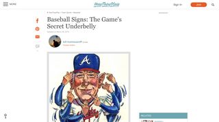 Baseball Signs: The Game's Secret Underbelly | HowTheyPlay