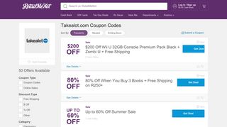 60% Off takealot.com Coupon, Promo Codes - RetailMeNot
