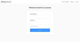Log In - Lessons.com