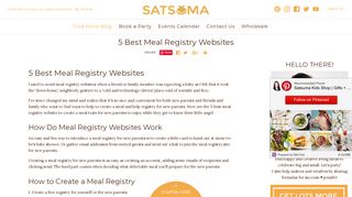 5 Best Meal Registry Websites – Satsuma Designs