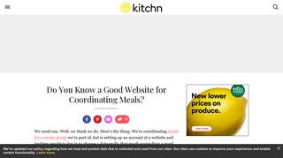 Do You Know a Good Website for Coordinating Meals? | Kitchn