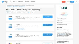 $20 Off TAKL Promo Code (+6 Top Offers) Feb 19 — Takl.com - Knoji