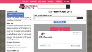 10% Off Takl Promo Codes, Coupons Feb 2019 - PromotionCode.org