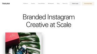 TAKUMI | Branded Instagram creative