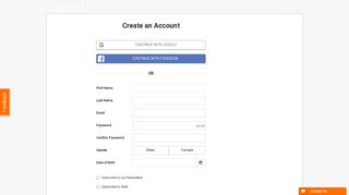Create an Account - Talabat