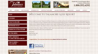 Welcome to Talamore Golf Resort