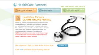 Claims Online Portal - HCP Connect