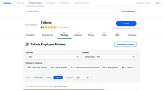 Working at Talbots: 670 Reviews | Indeed.com