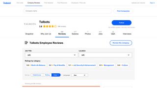 Working at Talbots: 691 Reviews | Indeed.com