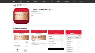 Talbots Credit Card App on the App Store - iTunes - Apple