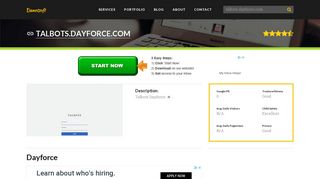 Welcome to Talbots.dayforce.com - Dayforce