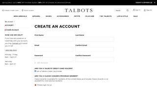 Register For an Account Icon Register - Talbots