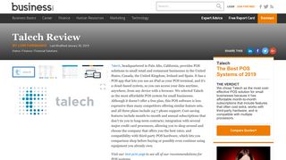 Talech Review 2018 | POS System Reviews - Business.com
