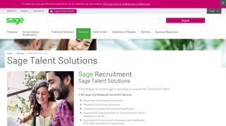 Sage Talent Solutions | Recruitment | Services