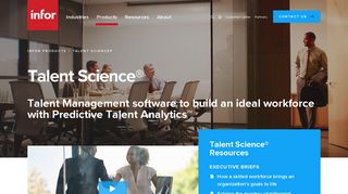 Infor Talent Science | Human Resource Management Software | Infor