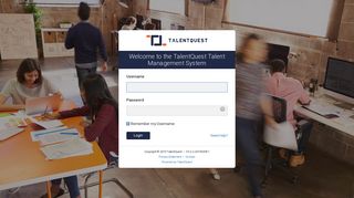 TalentQuest - Login