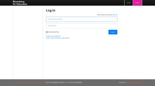 login - Bloomberg Talent Search - Universities