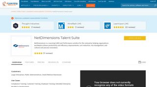 NetDimensions Talent Suite - eLearning Industry