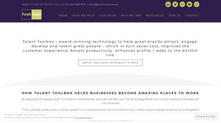 Talent Toolbox - People Technology by Purple Cubed