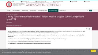 Calling for international students: Talent House project contest ... - Unibo
