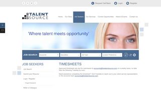 Timesheets - The Talent Source