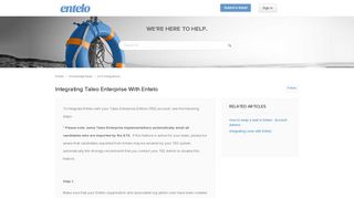 Integrating Taleo Enterprise with Entelo – Entelo