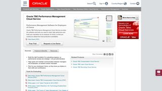 Oracle Taleo Performance Management Cloud Service | Oracle