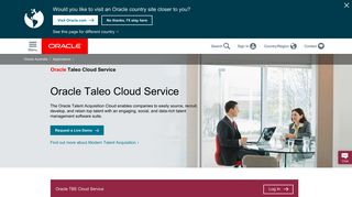 Oracle Taleo Cloud Service | Cloud Talent | Oracle Australia